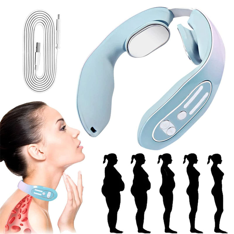 Smart EMS Neck Massager with Heat Therapy