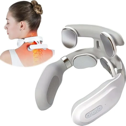 Smart EMS Neck Massager with Heat Therapy