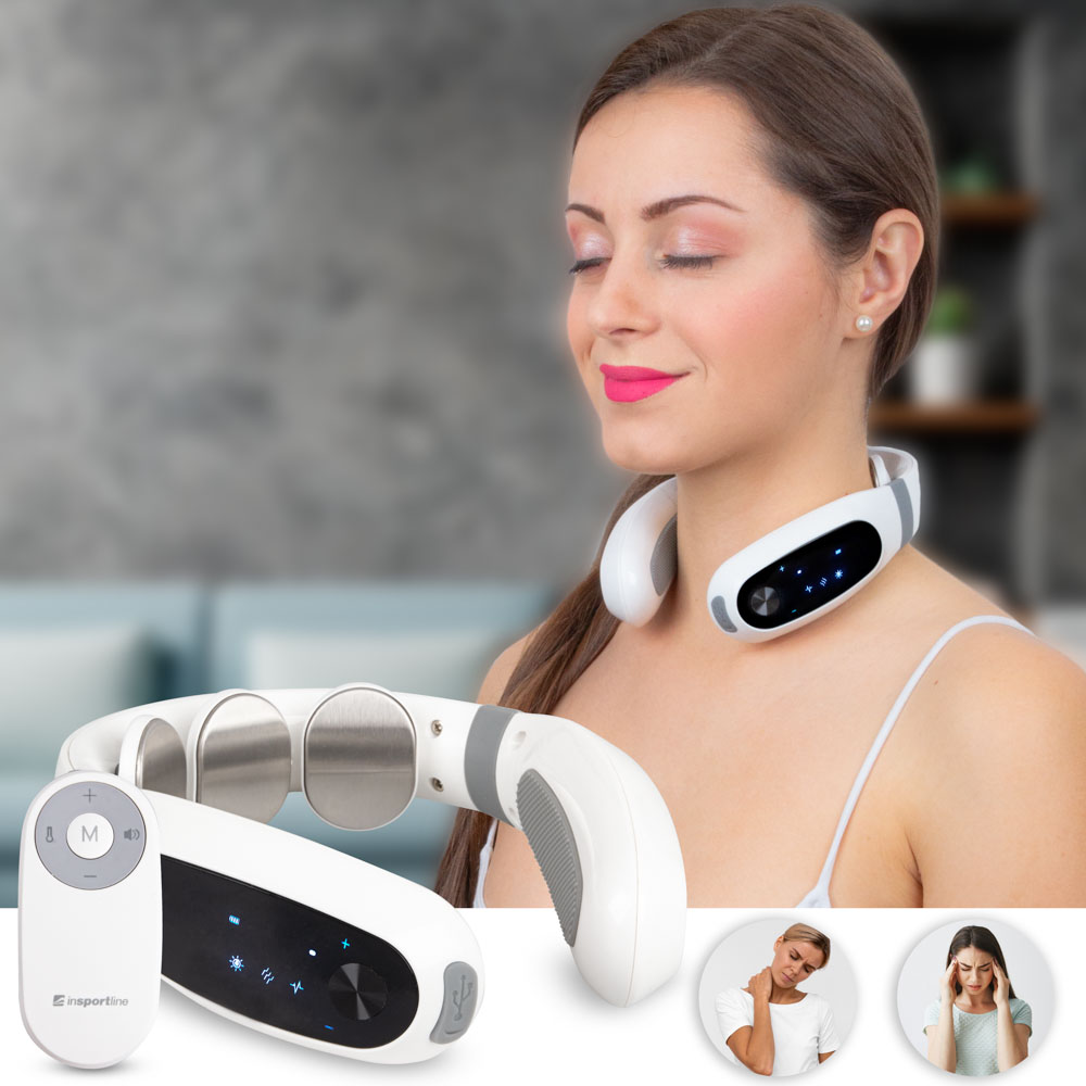 Smart EMS Neck Massager with Heat Therapy