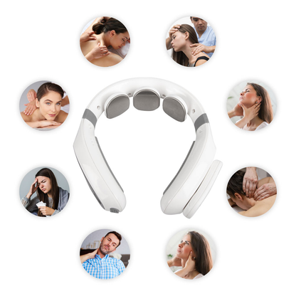 Smart EMS Neck Massager with Heat Therapy