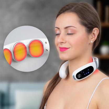 Smart EMS Neck Massager with Heat Therapy
